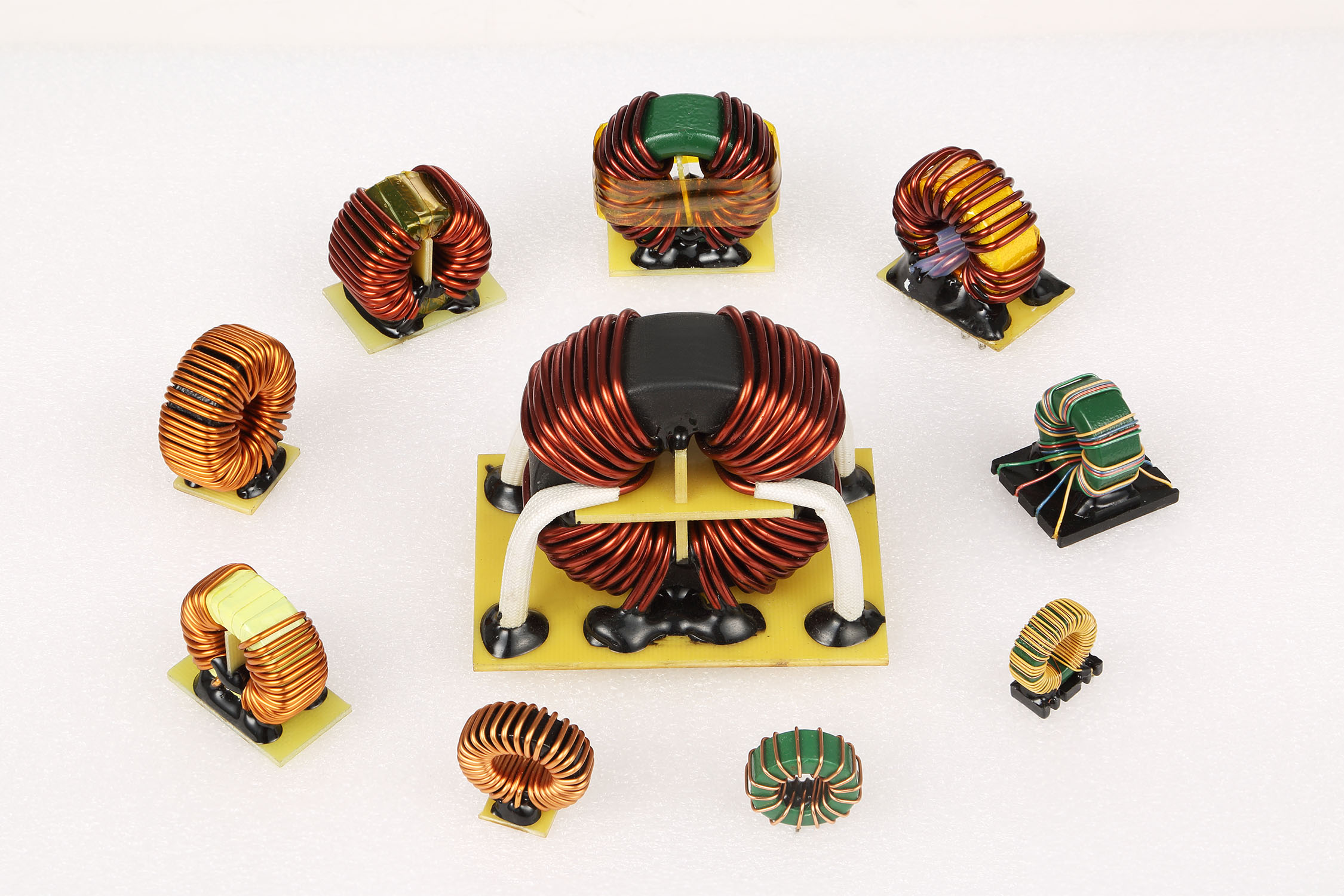 Magnetic ring inductance series